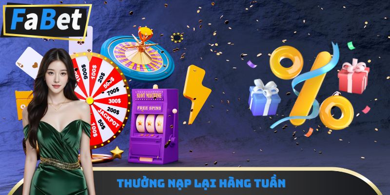 Thưởng nạp lại hàng tuần