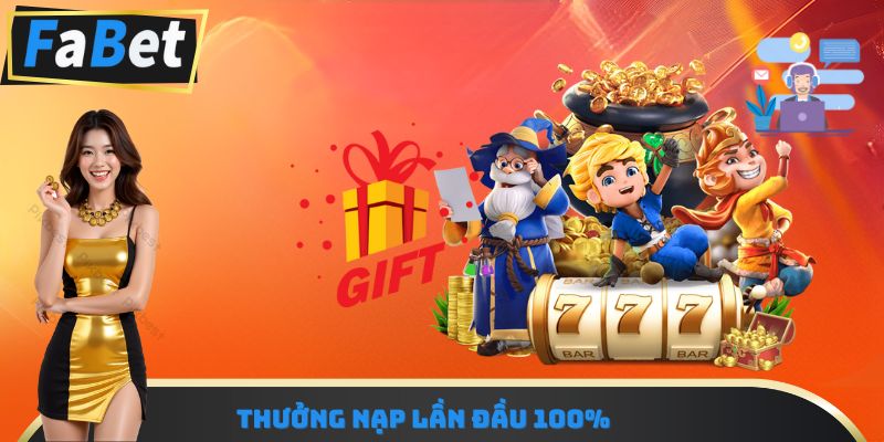 Thưởng nạp lần đầu 100%